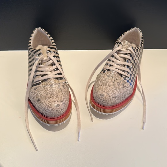 Dogo vegan leather brogues sneakers lace up - Picture 10 of 12